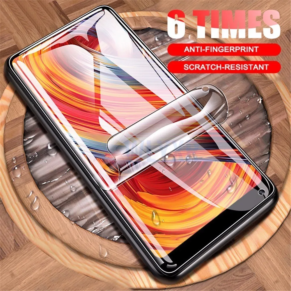 Полностью Защитная мягкая Гидрогелевая пленка для Xiaomi Mi 9 8 A2 Lite Mix 2 3 F1 экрана Redmi 5 6