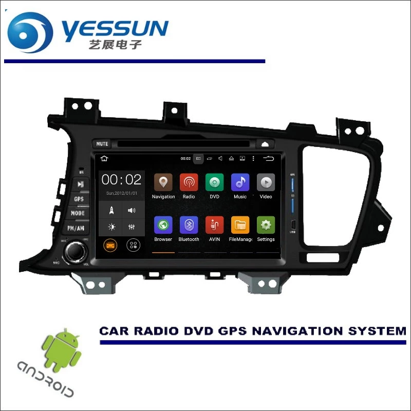 

YESSUN Wince / Android Car Multimedia Navigation System For Kia K5 / Optima 2011~2013 / CD DVD GPS Player Navi Radio Stereo HD