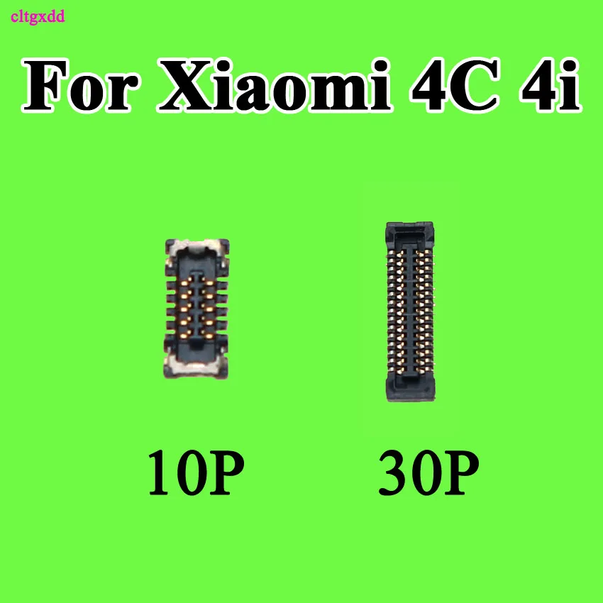 2PCS FPC FFC Connector Port Plug for LCD display/touching on motherboard mainboard flex cable Xiaomi Mi 4C / 4I 10Pin 30P | Обустройство