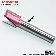 6mm*10mm,Freeshipping,CNC Solid Carbide Milling Cutter,Cleaning Bottom bit,woodworking machine cutter,MDF,PVC,acrylic,wood tool