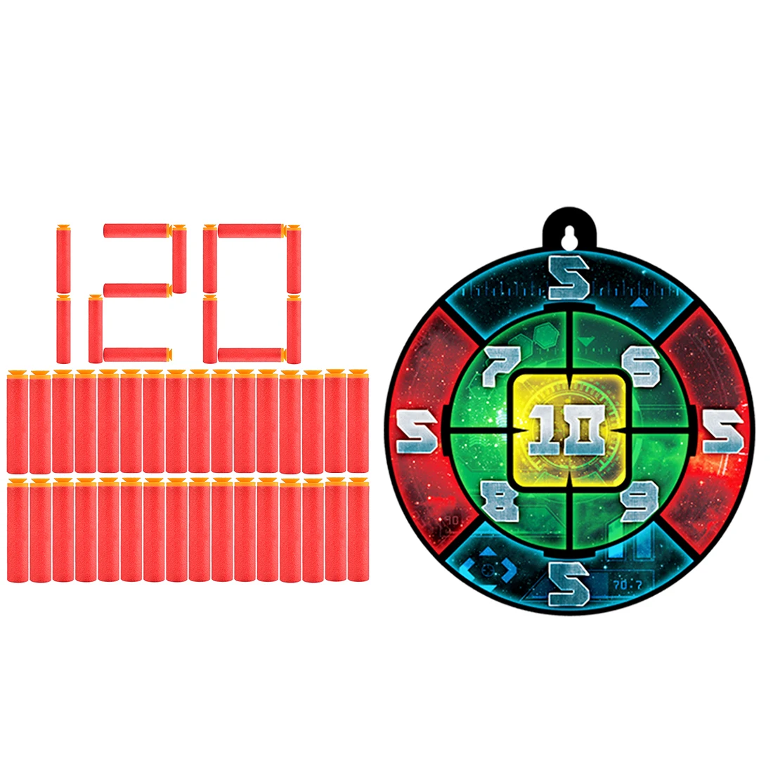 Buy Soft Bullet Dart Board Sucked Type Toy for Nerf