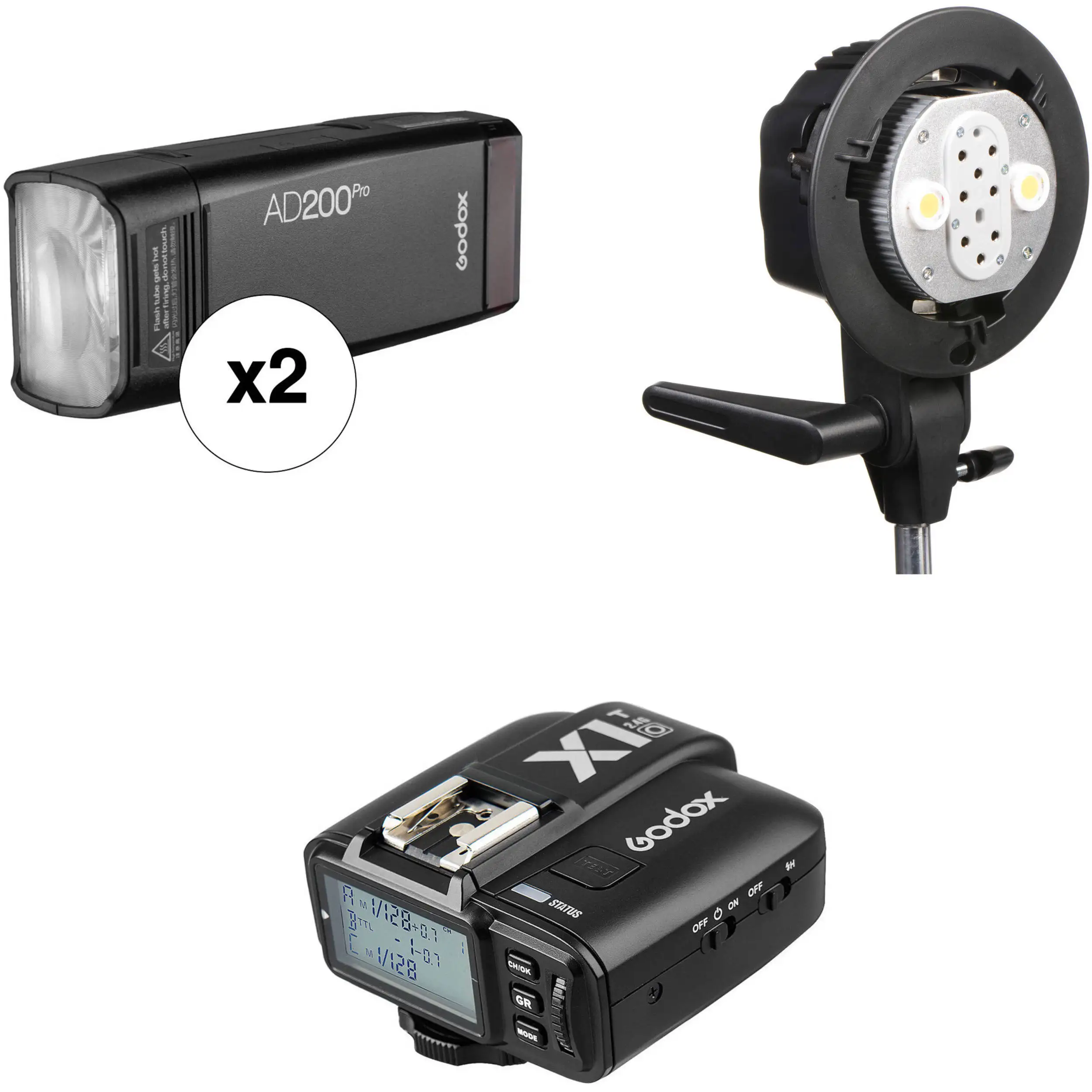 Godox AD200Pro TTL Pocket 2- Flash Kit с пусковым устройством Olympus/Panasonic | Электроника