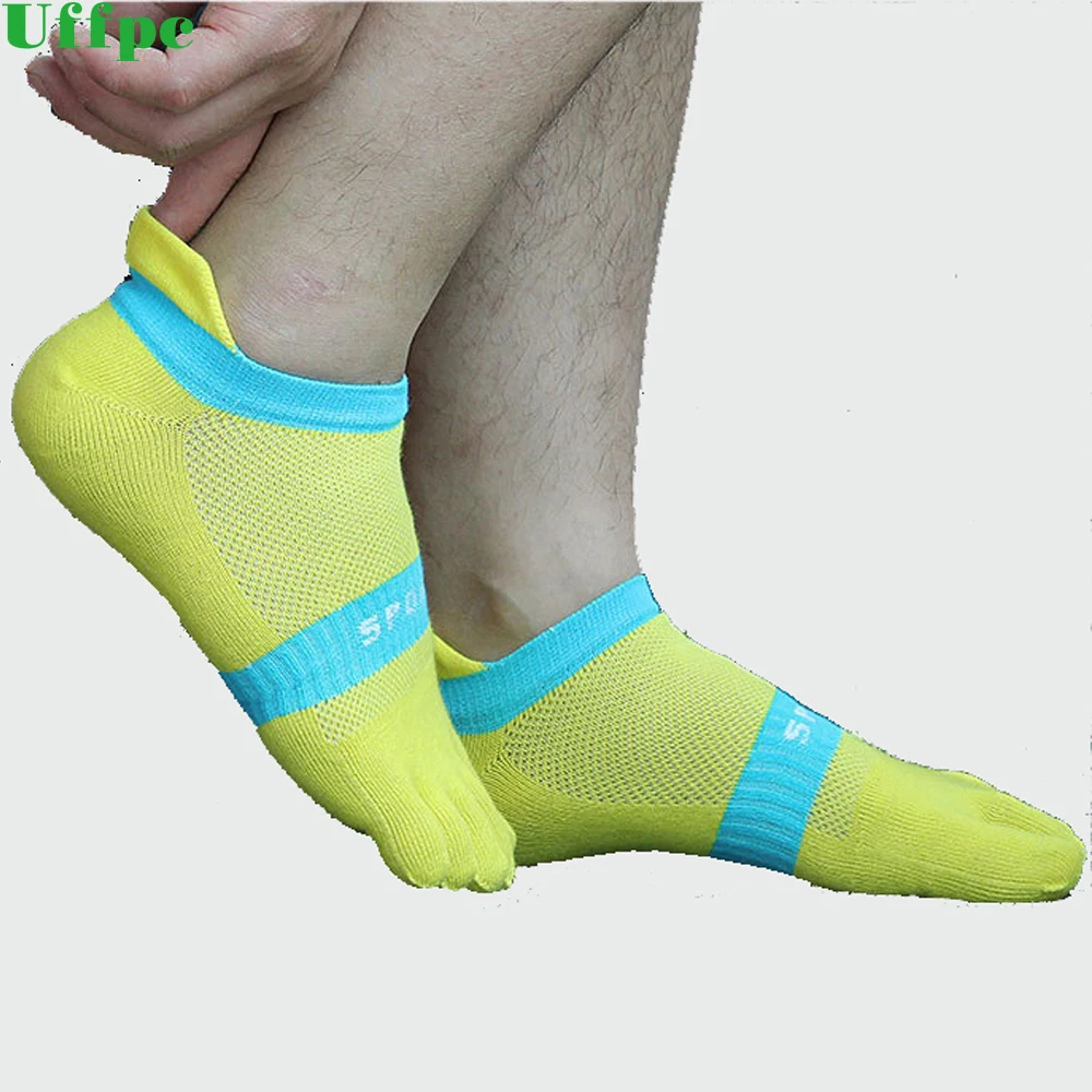 

1 Pairs summer Men Socks Boys Cotton Finger Breathable Five Toe Socks Pure Sock
