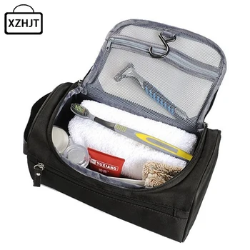 Cosmetic Bag Functional Hanging Zipper Makeup Case Necessaries Organizer Storage Pouch Toiletry Make Up Wash Bag 4