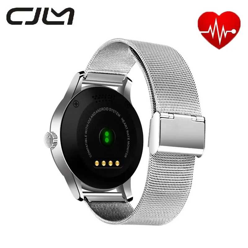 Смарт часы k88h SmartWatch сердечного ритма Мониторы круглый Montre разъем Bluetooth