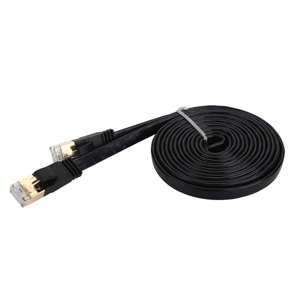 

Cat7 Ethernet Line 2m Multifunctional Tablet Cat7 Ethernet Cable Male To Male UTP Cat7 Ethernet Wire Universal RJ45 LAN