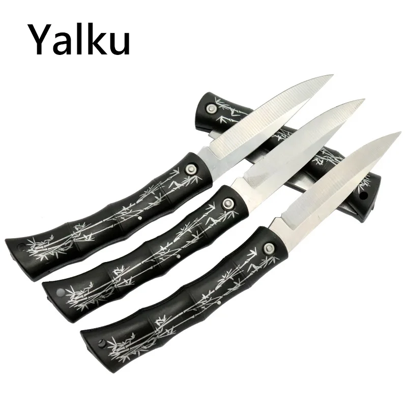 Yalku الخيزران موديل جيب سكين سكين للفرد التخييم بقاء التكتيكية رخيصة سكين مطبخ أداة في الهواء الطلق اليد أدوات جديد Yalku الخيزران موديل جيب سكين سكين للفرد التخييم بقاء التكتيكية رخيصة سكين مطبخ أداة في الهواء الطلق اليد أدوات جديد
