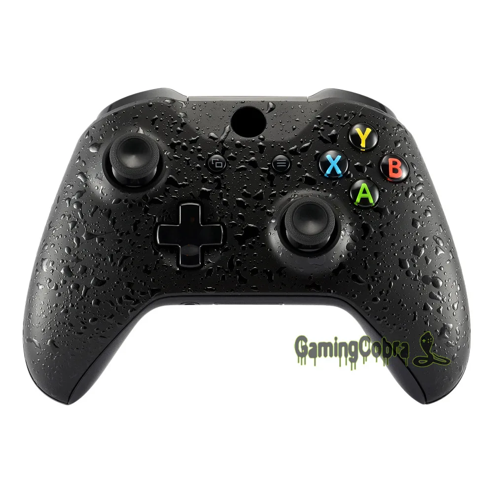 

Textured Black Design Front Housing Shell Faceplate for Xbox One S One X Game Controller - SXOFP04