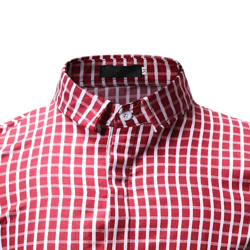 Мужская одежда рубашки для мальчиков Camisa Hombre рубашка в клетку для мужчин лето 2019 г. короткий рукав Повседневная