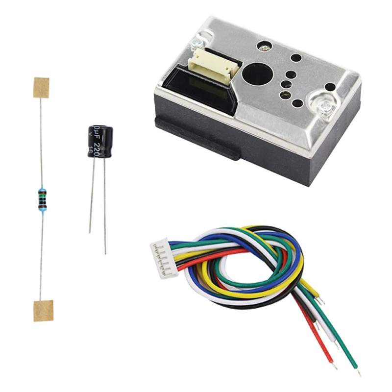 

New PM 2.5 Dust Sensor High Quality Metal Cover GP2Y1010AU0F Air Quality Dust Sensors
