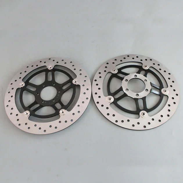 Round hole 2 pieces motorcycle Front Disc Brake Rotor Scooter Front