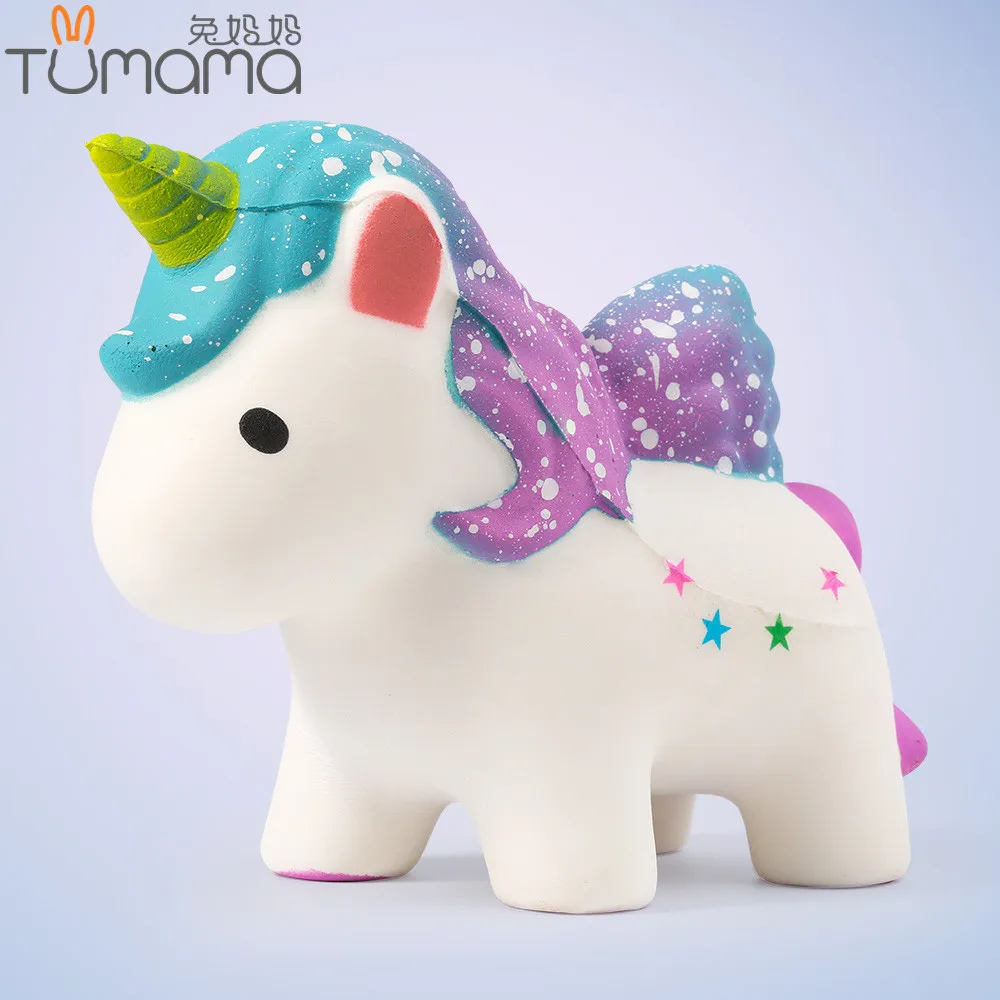 

Unicorn Squishy Toys Soft Slow Rising Jumbo Cute Anti-stress Toys Cartoon Animal Squeeze Stress Relief Toy Kawaii Squishy Toy