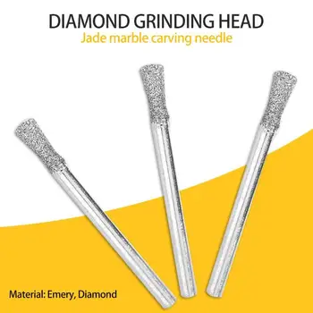 

Inverted Trapezoid Diamond Grinding Head Burr Bits Disc Wheel Rotary Tool