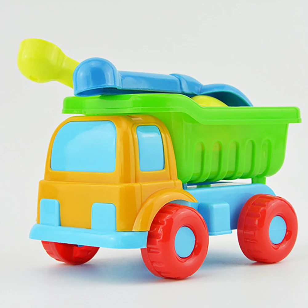 5 шт./компл. детские пляжные шорты, грузовик совок грабли формы в виде животного комплект садовая песочница игрушка для бассейна