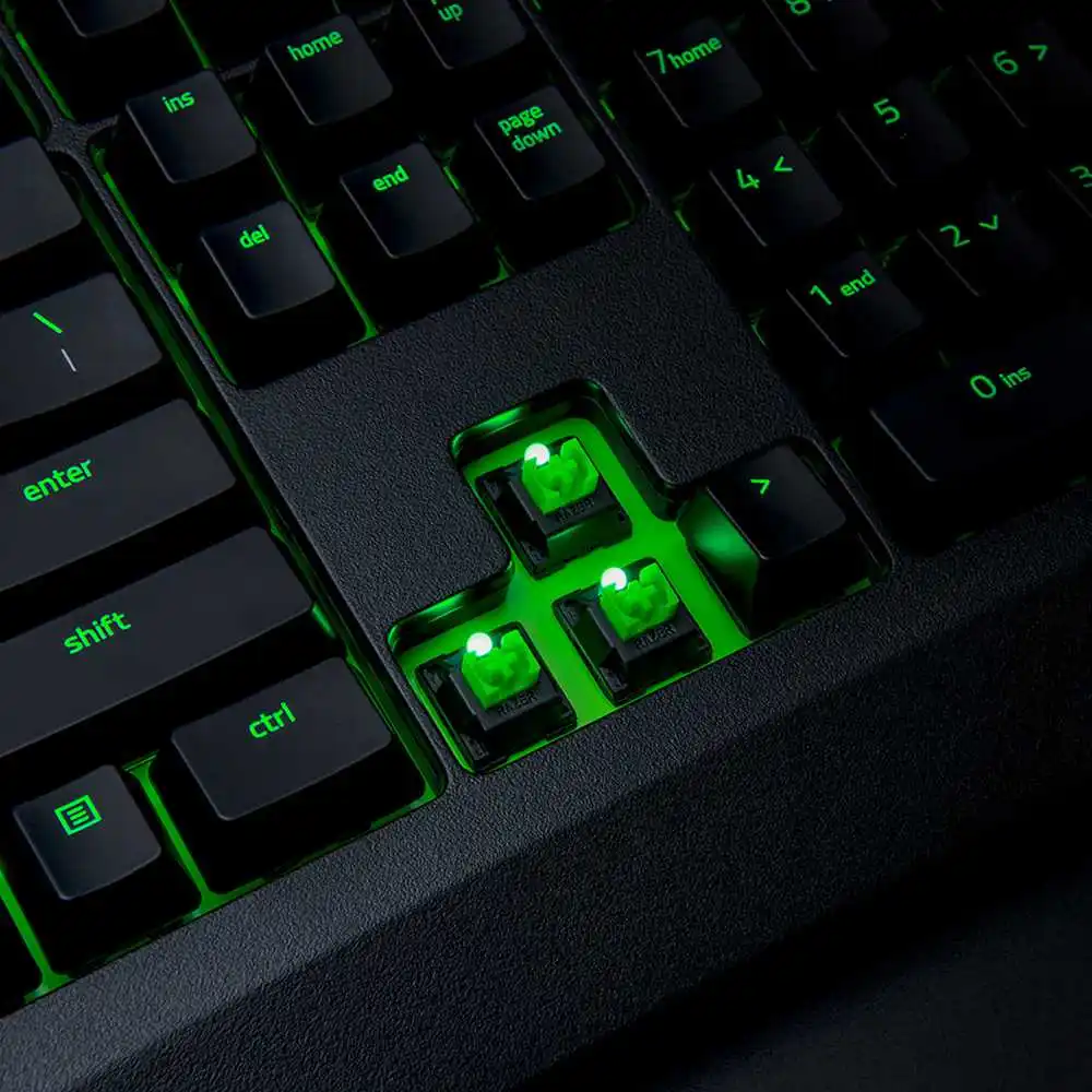 Razer Blackwidow Ultimate Водонепроницаемая Механическая с подсветкой игровая клавиатура