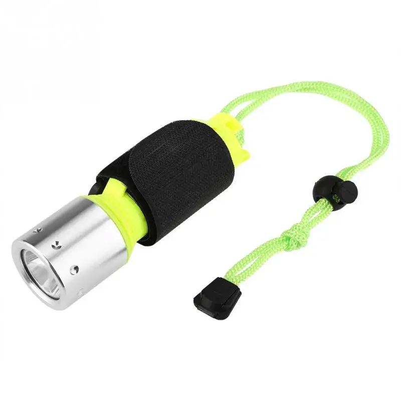 Portable Flashlight Lightweight 3 Mode Torch for Diving Swimming Hiking