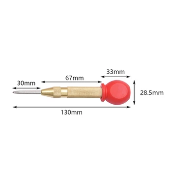 

Automatic Loaded Marking Steel Metal Starting Center Punch Drill Spring Inch Speed Pin Drilling Center Handlefor