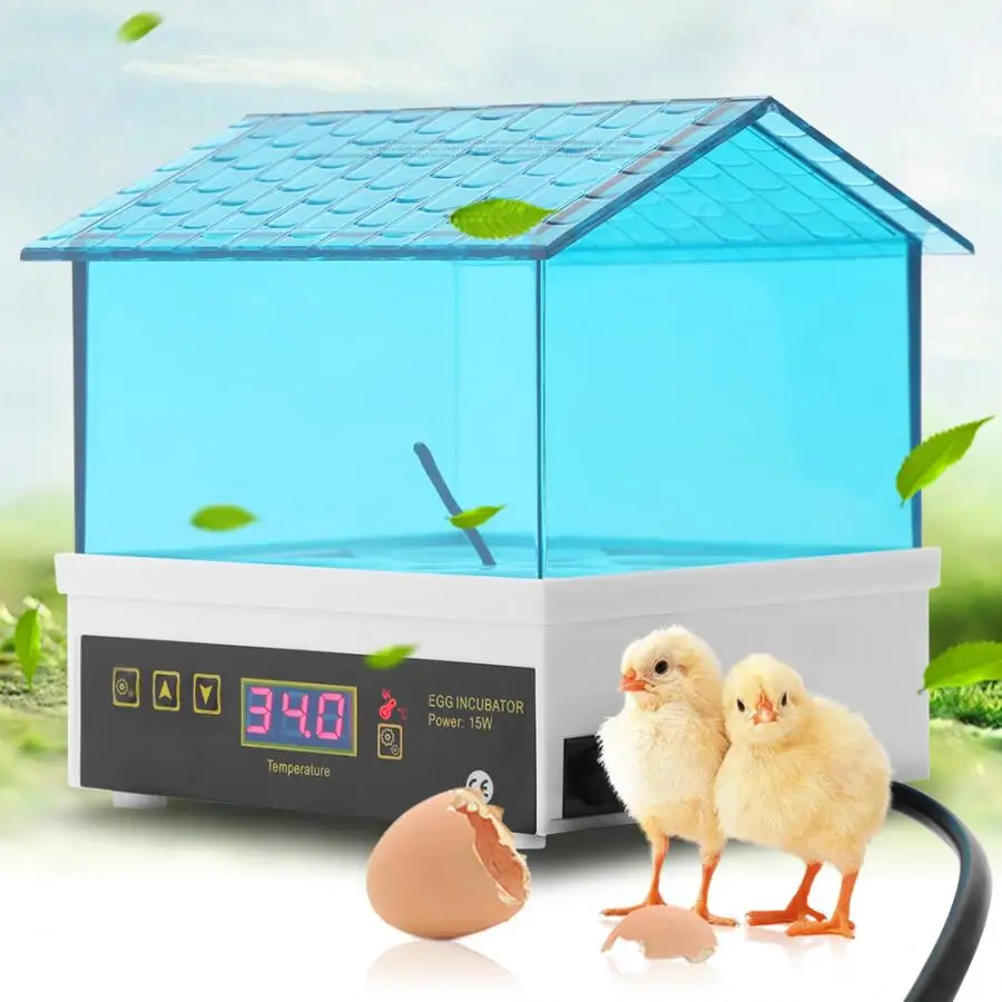 

4 Eggs Incubator Temperature Control Digital Chicken Chick Duck Hatcher Chicken Feeder Atomatic Egg Incubator Incubadora Machine