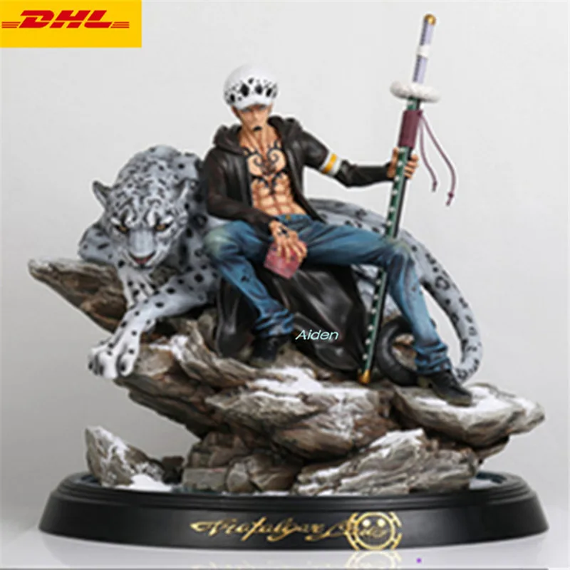 

23" Statue ONE PIECE Bust The Straw Hat Pirates Full-Length Portrait Trafalgar Law GK Action Figure Model Toy BOX 59CM Z1123