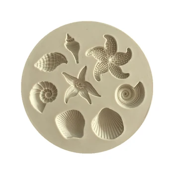 

Silicone Mold Ocean Biological Conch Sea Shells Shape Chocolate Cake DIY Chocolate Mold Kitchen Liquid Cake Decorating Tools