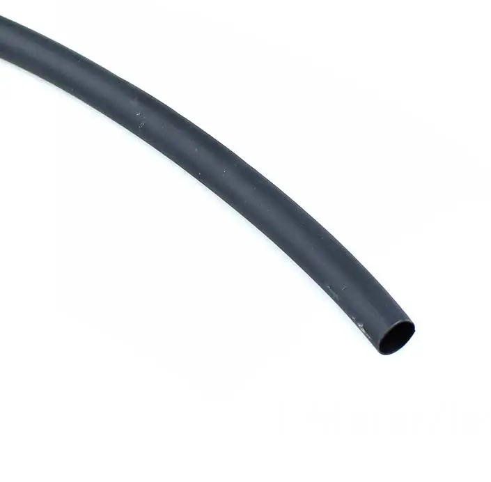 5METER/LOT 2:1 Black 1mm 1.5mm 2mm 2.5mm 3mm 3.5mm 4mm 5mm 6mm 7mm 8mm 9mm  Diameter heat shrink tube DIY Connector Repair