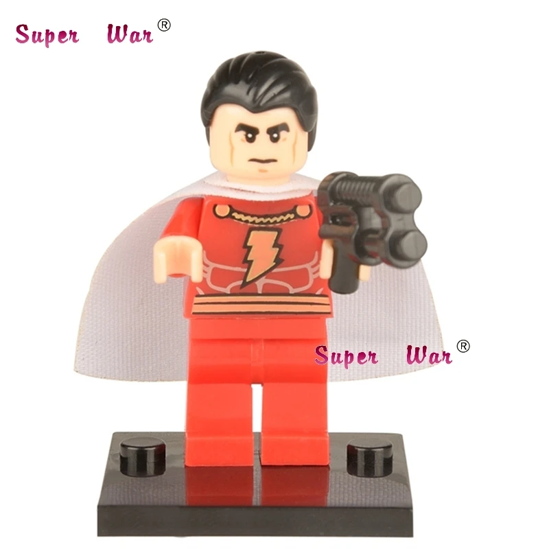 

1PCS superhero marvel avengers Shazam Captain building blocks action sets model bricks toys for children
