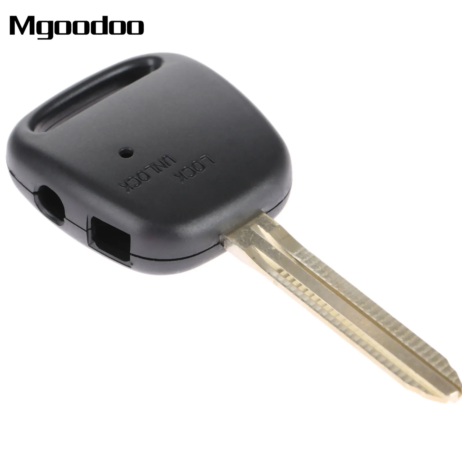 

Mgoodoo 2 Side Button Replacement Fob Car Remote Key Shell Case Cover For TOYOTA Carina Estima Harrier Uncut Blade Car-covers