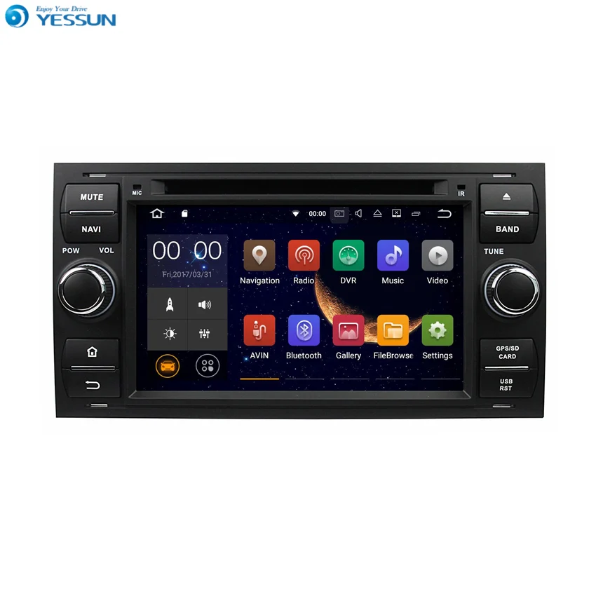 Flash Deal Yessun For Ford For Focus / Fiesta / Transit Android Multimedia Player System Car Radio Stereo GPS Navigation Audio Video 0