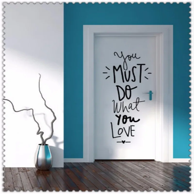 

Quote Stickers Do what you love foreign trade decoration wall posted Amazon ebay hot selling