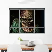 diy 3d window wall sticker scary halloween zombie fake window decals wallpaper removable home living room decor poster - Halloween Window Decals diy 3d window wall sticker scary halloween zombie fake window decals wallpaper removable home living room decor poster - Halloween Window Decals