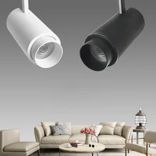 Фокусированный трек лампа Zoom COB прожектор фоновая стена торговый центр прожектор 10 Вт Трековый светильник с бескорпусным чипом