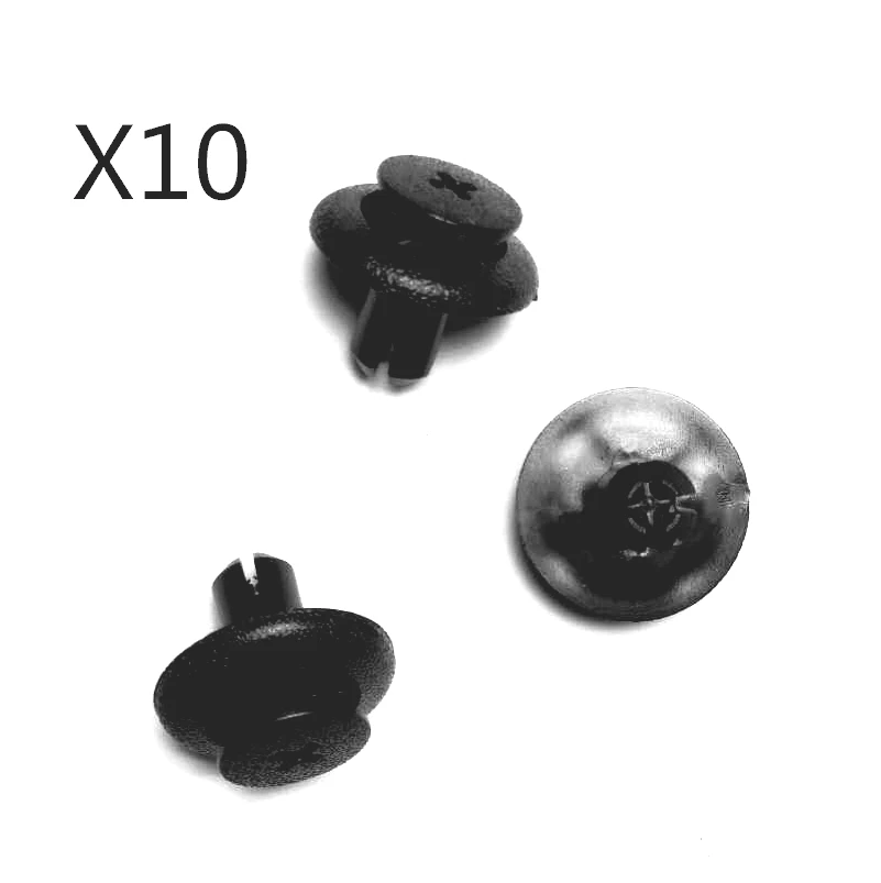 

10pcs OEM Nylon Fastener Rivet Push-Type Retainer Clip For Lexus For Toyota 90467-07138 Direct push expansion buckle