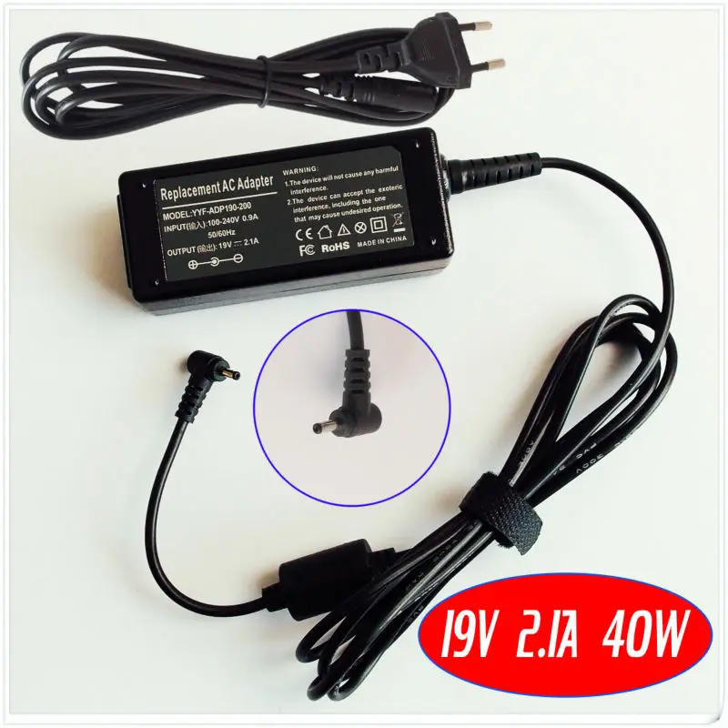 

Netbook Ac Power Adapter Charger 19V 2.1A For ASUS Eee PC EXA0901XH EXA0901XA EXA1004EH 90-XB02OAPW00010Q 90-XB02OAPW00110Q
