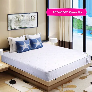 

Giantex Independently Encased Coil Bed Pocket Spring Foam Mattress Queen White Home Furniture HW51396
