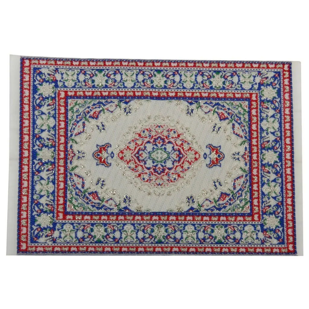 Mini Doll Furniture Toy for The Dollhouse Miniature Woven Carpet