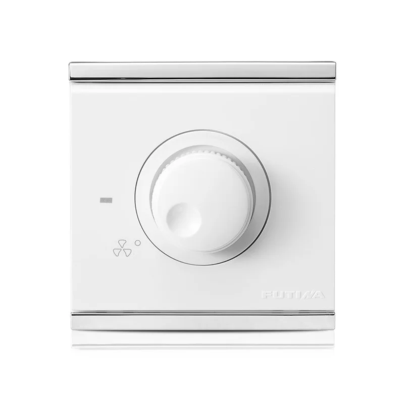 

High Quality Fan Speed Control Switch Piano-key Series Fan Controller Knob Switch Flame-retardant PC 86*86mm