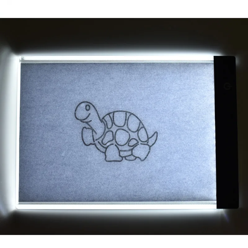 Ultra-Thin A4 LED Light Copy Painting Drawing Board  Stencil Touch Animation Copy Tracing Pad  Light Box Tablet Unique  Gift Toy