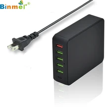 6 портов 25 Вт Быстрая зарядка QC3.0 Тип C Быстродействующее зарядное устройство док-станция LJJ01117