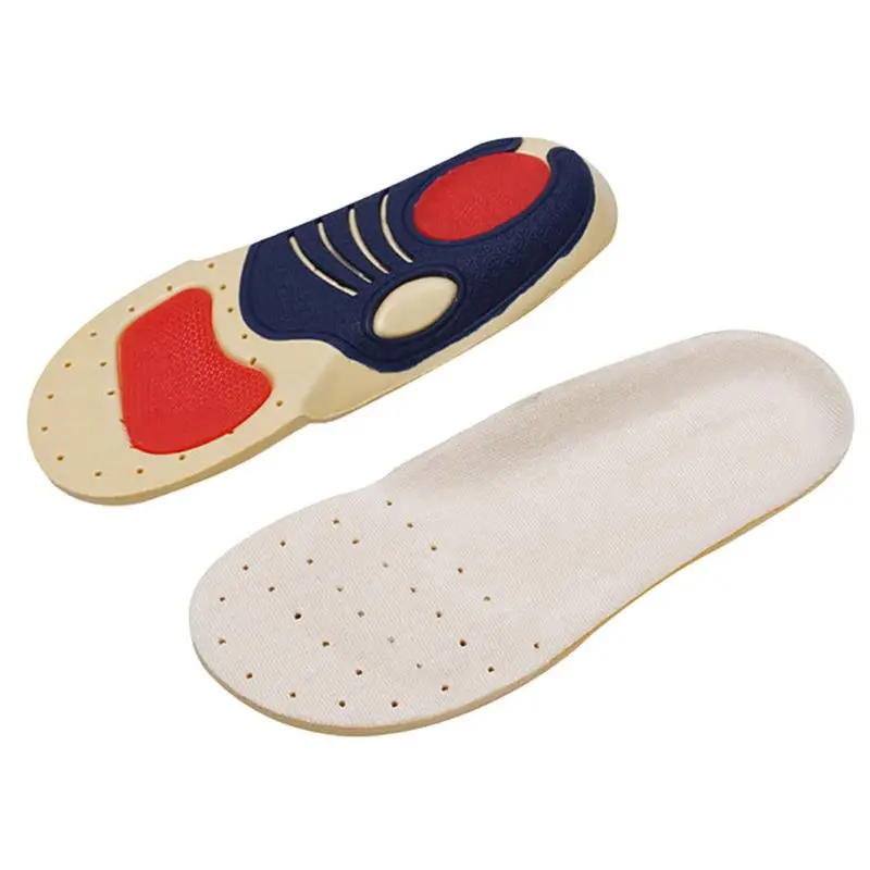 

1 Pair Kids Shoe Pad Sports EVA Soybean Fiber Children Feet Care Nursing Cushion Exercise Orthopedic Protection Forefoot Heel