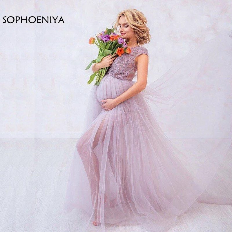 LORIE-Purple-Wedding-Dresses-A-Line-2018-Robe-Mariage-Bridal-Dress-Empire-Lace-Cap-Sleeves-Maternity (4)