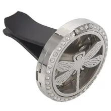 Автомобильный освежитель воздуха, диффузор для эфирного масла, Клипса-316L, нержавеющая сталь, натуральный воздушный зажим для освежителя воздуха для вентиляции, ароматерапия с