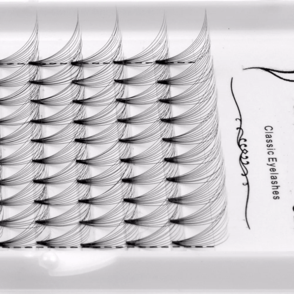 3D-10D Russian Volume Eyelashes Extension Short Stem Pre made Fans C D curl Mink Lash Hot Selling Eyelash Individual Extensions