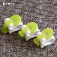 3 шт. Обледенение мешок зажимы DIY трубопровод украшения мешок пряжки многоразовая выпечка и кондитерские инструменты вмещает украшения сумки без глазури утечки 54069