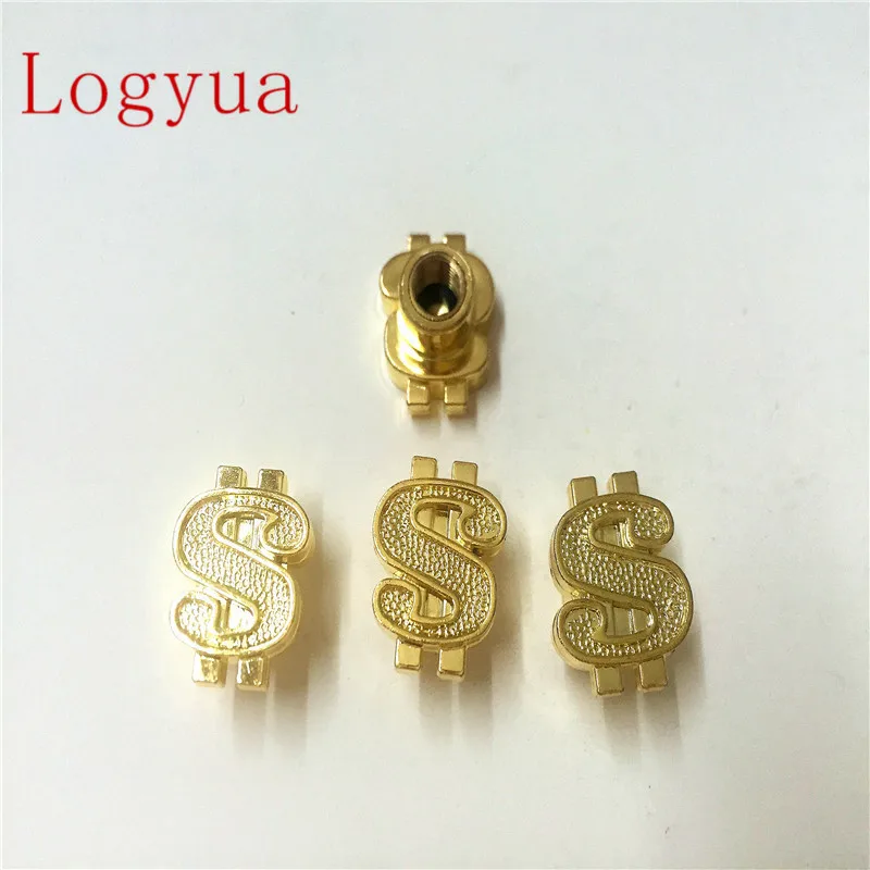 Universal Gold Sliver Dollar Tire Valve Caps Tyre Air Valve Stem Cap