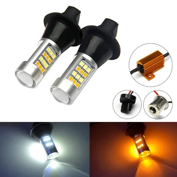 

2pcs/lot New Arrival 1156 42 Led Light High Power Daytime Running Lights with Turn Signal DRL Dual Mode LED Light External Light