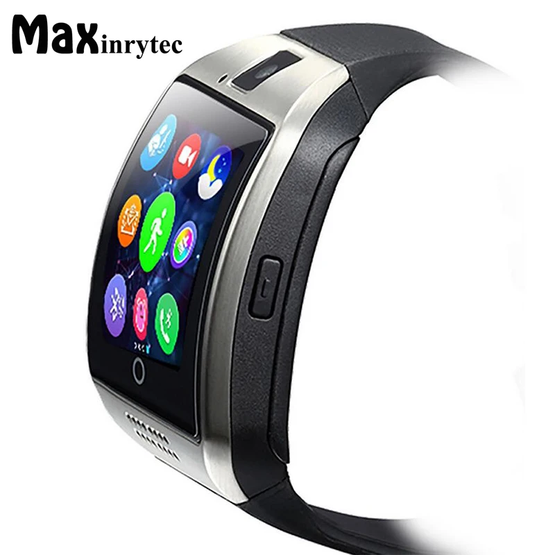 Смарт часы Maxinrytec Q18 для мужчин Bluetooth с сенсорным экраном большой аккумулятор