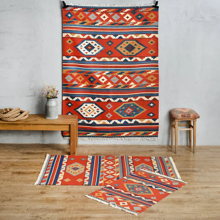 보헤미안 지중해 스타일/Ode to Joy단락 카펫/Ji Limu kilim 러그/카펫 소파 gc137-49yg4
