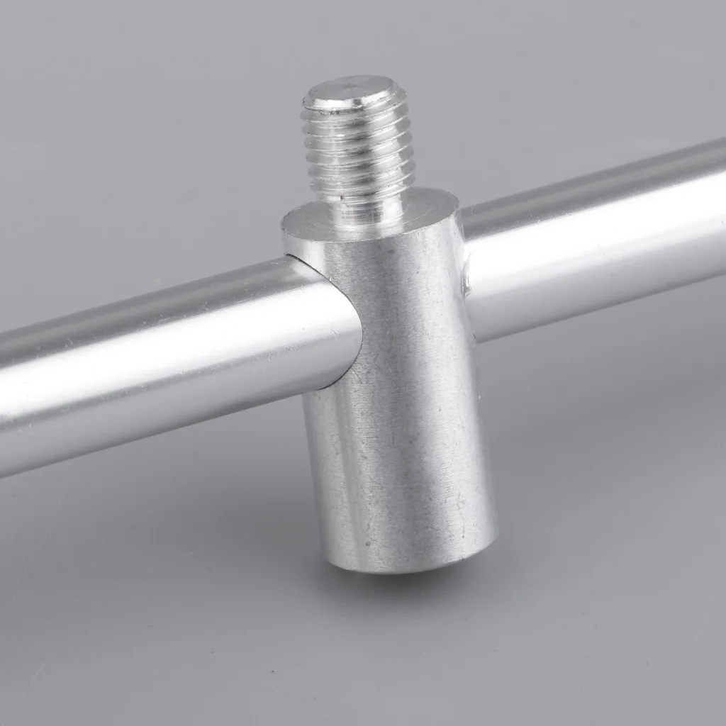 Aluminum Alloy Fishing Buzz Bars Buzzer Bar for 3 Bite Alarms / Rod Holder / Bank Sticks