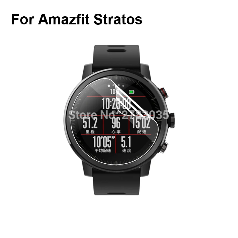 10 шт. для Xiaomi Huami Amazfit GTR 42 мм 47 мм Stratos 2S 3 Pace Verge Lite прозрачная/матовая защитная пленка(не закаленное стекло