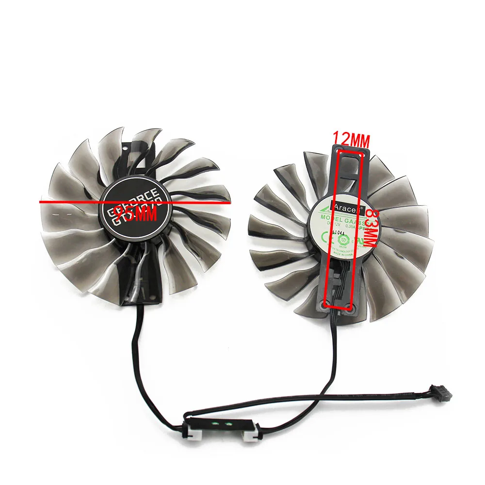2 шт./компл. 95 мм GAA8S2H GTX 1070 альтернативный GPU VGA вентилятор кулер для MAXSUN Palit GTX1070 Grahics